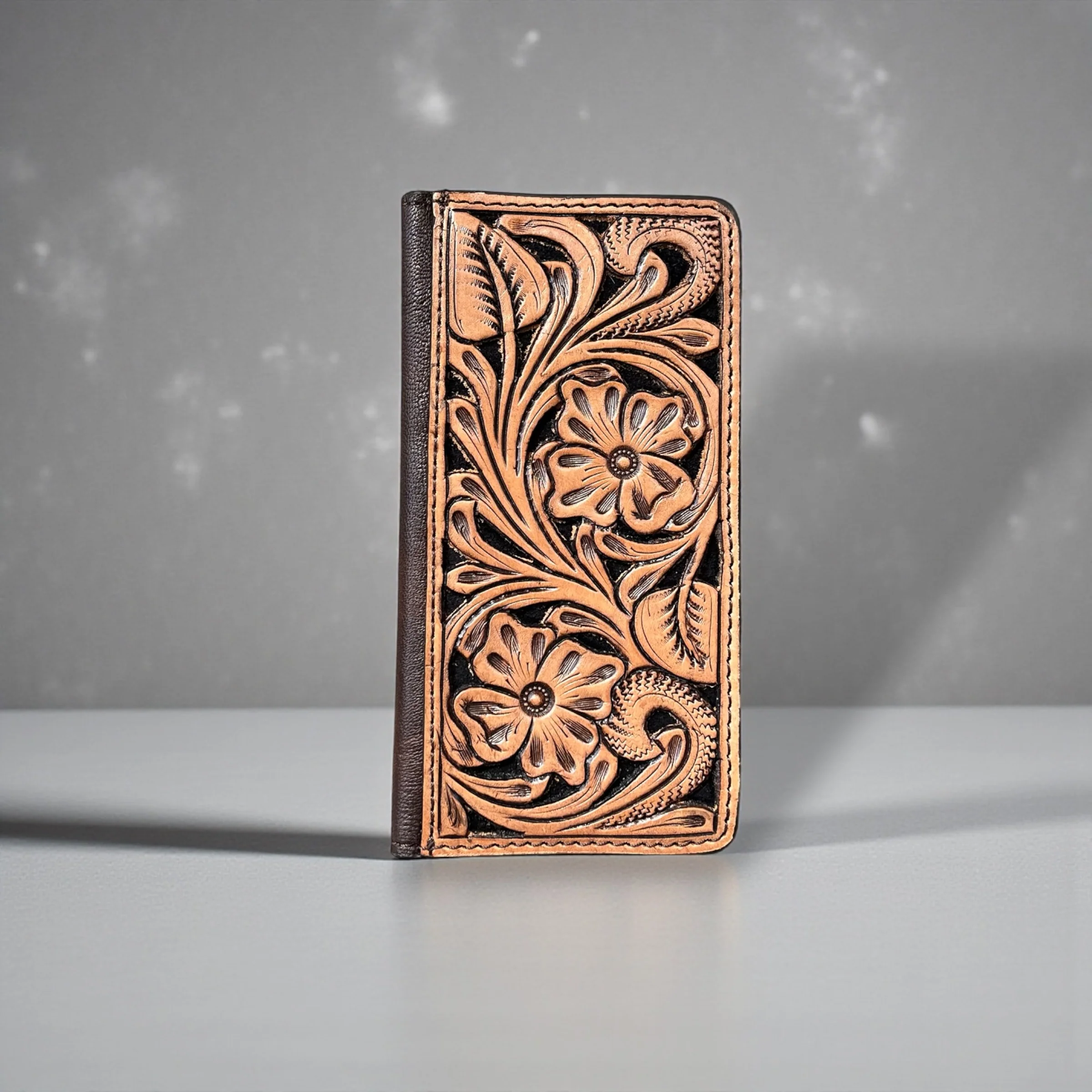 Western Tooled Leather Men's Wallets